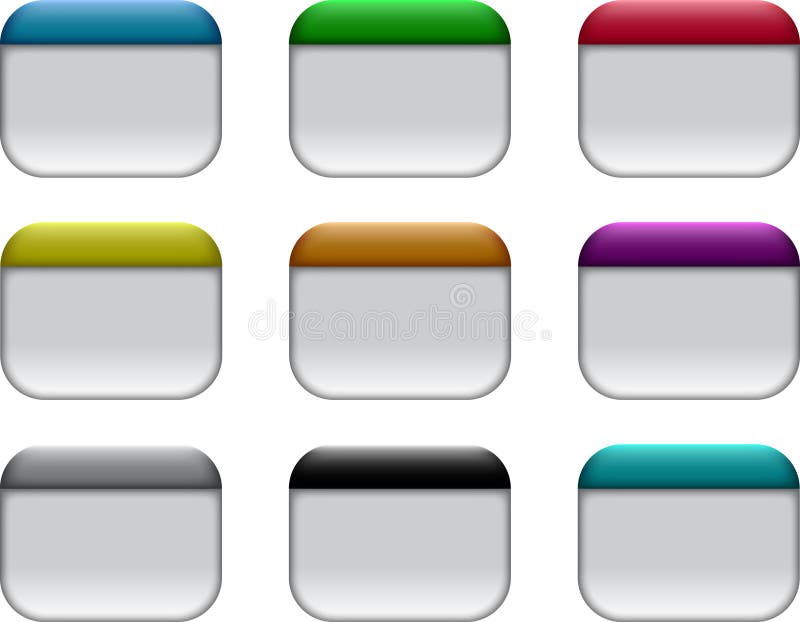 Caselle di Web royalty illustrazione gratis Caselle di Web royalty illustrazione gratis