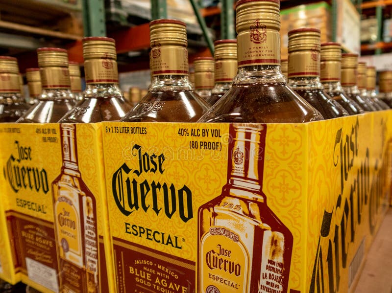 Cases of Jose Cuervo Tequila Editorial Photo Image of shop, costco