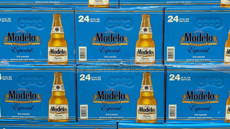 Cases of Modelo Especial Cerveza Beer at a Sam`s Club Store in Orlando,  Florida Editorial Photo - Image of cerveza, celebration: 225455276