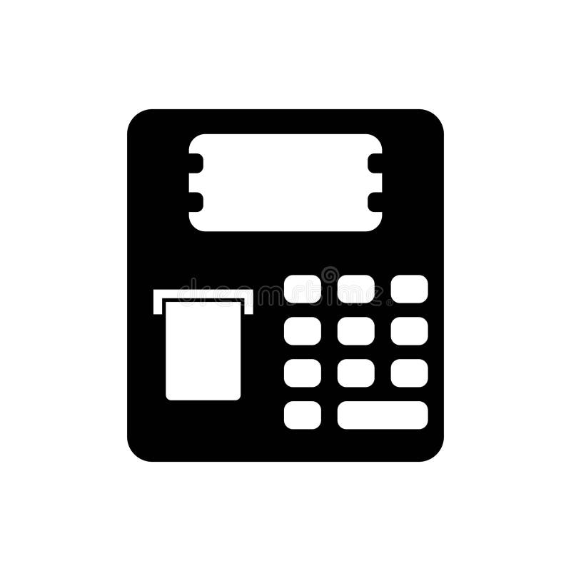 Cash machine and card,icon vector illustration design royalty free illustration