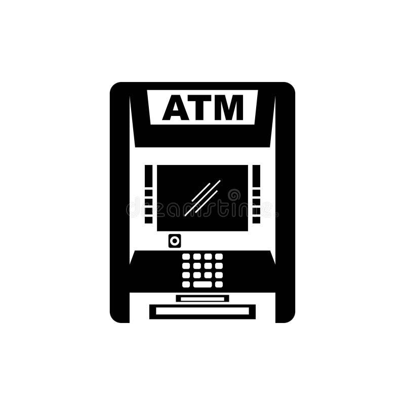 Cash machine and card,icon vector illustration design vector illustration