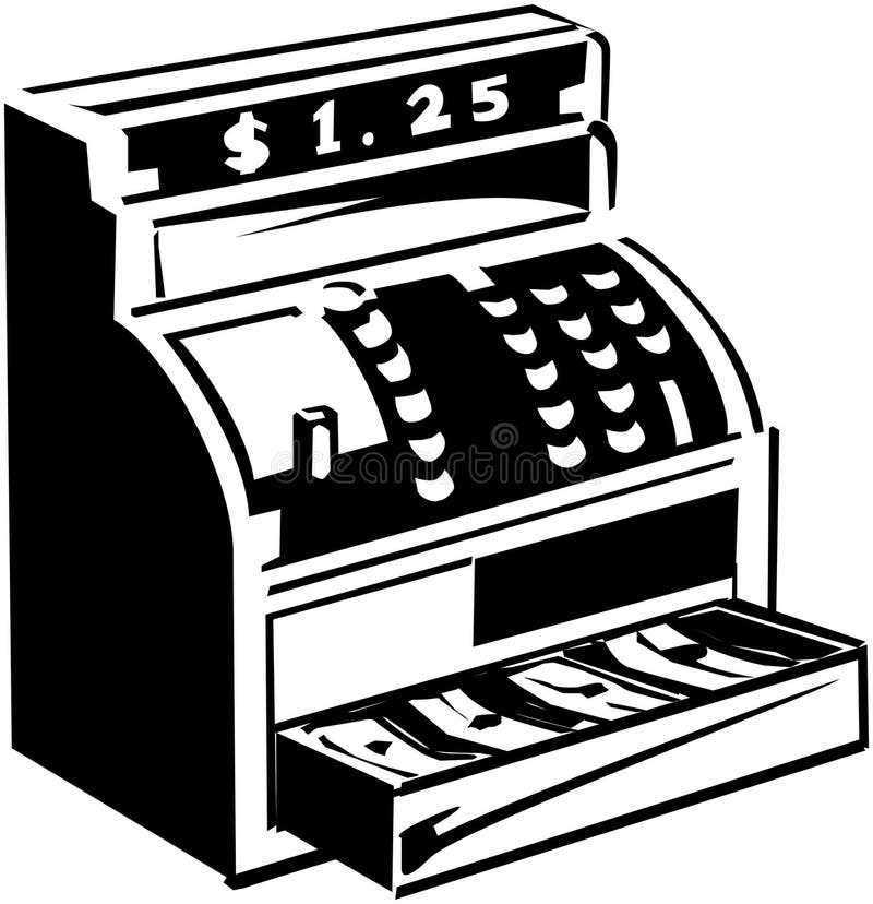 Cash Register Stock Illustrations 6,699 Cash Register Stock