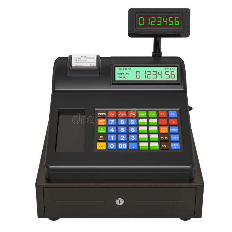Cash Register Modern Device Stock Illustrations 147 Cash Register
