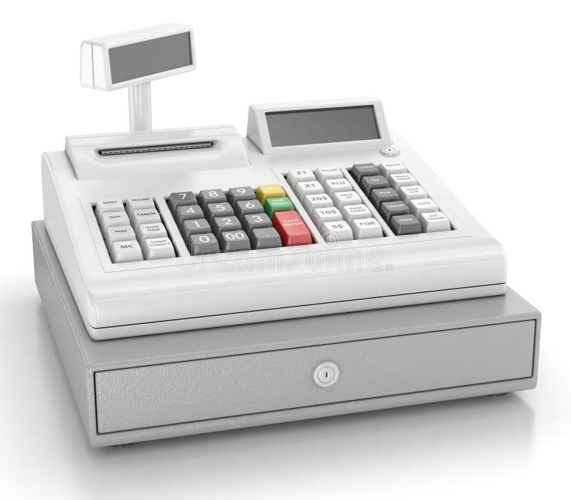 Cash register vector illustration Cash register vector illustration