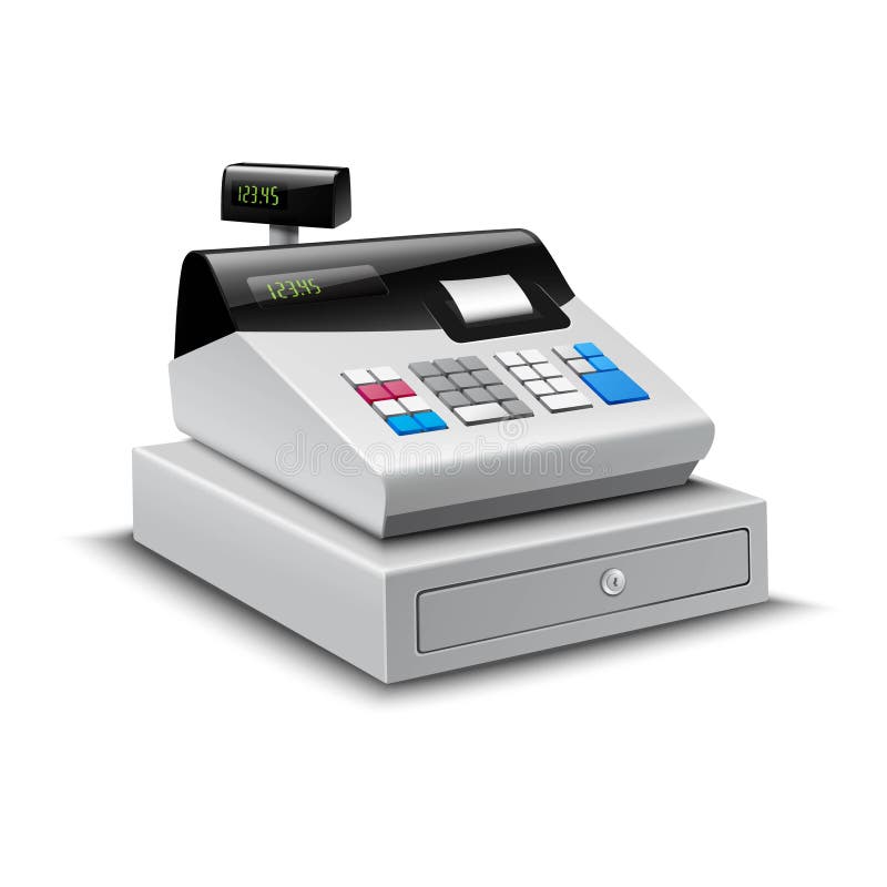 Cash register stock image. Image of display, currency 25418537