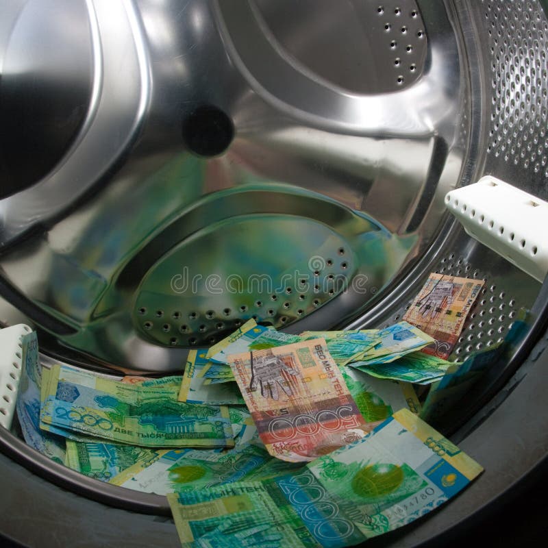 Cash Washing Picture. Image 9290995