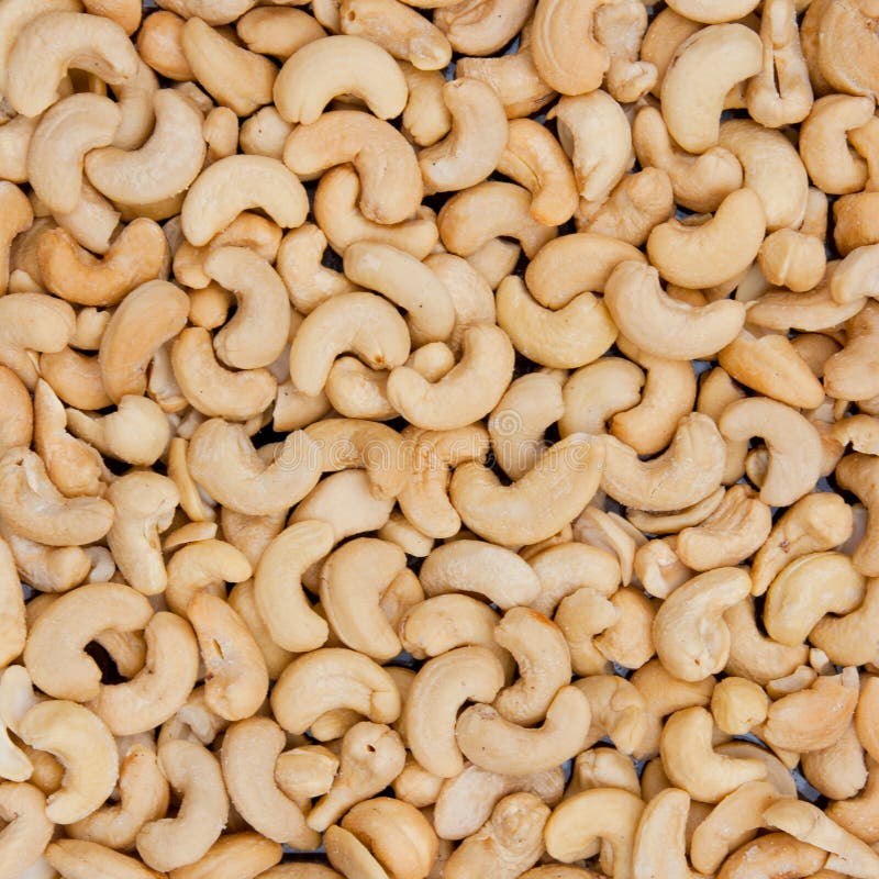 Cashew Nuts Pattern Texture of Dried Fruits Stock Image Image of