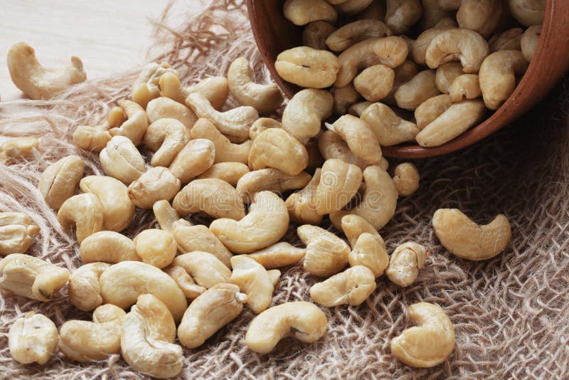 Cashewnoten stock afbeelding Cashewnoten stock afbeelding