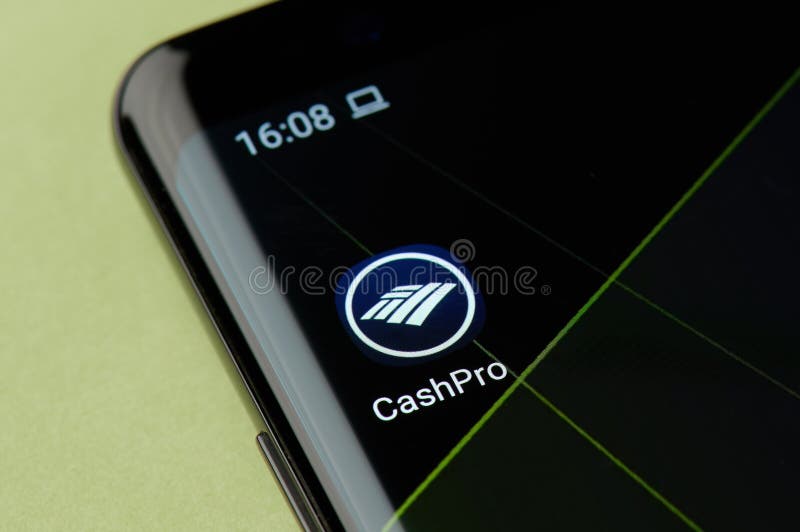 Cashpro App From Bank Of America Icon Editorial Stock Photo Image Of