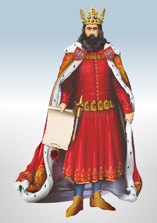 Casimiro o Grande ilustração stock