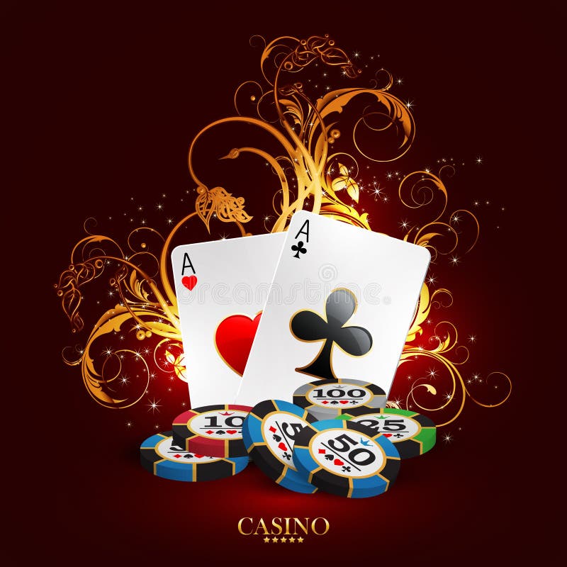 Casino advertising design stock vector. Illustration of table - 92233692