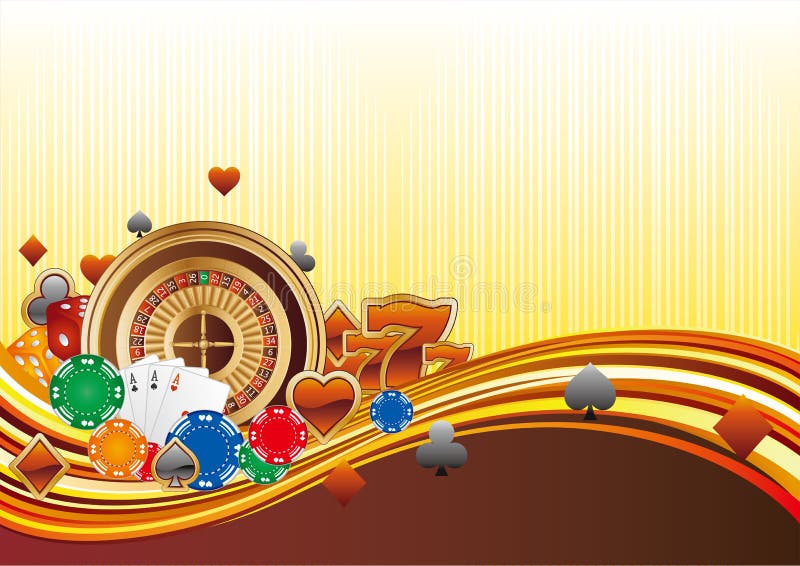 Casino background stock vector. Illustration of gold - 17003959