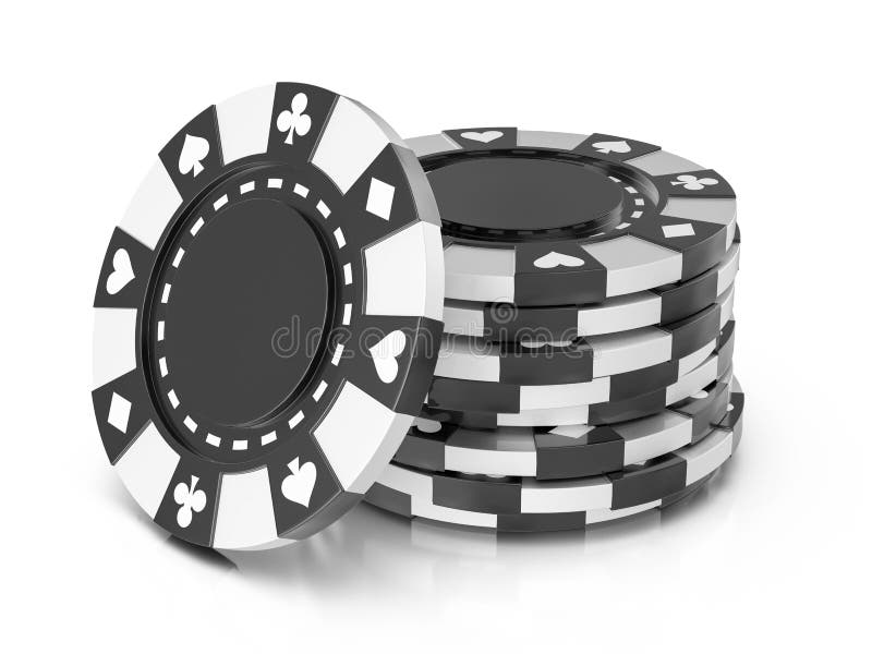 Casino chips stack stock vector. Illustration of blue 21615706