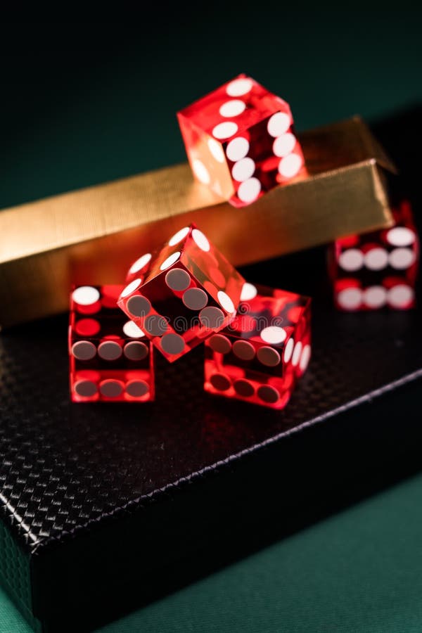 Casino Craps dice close up stock photo. Image of cube 184215748