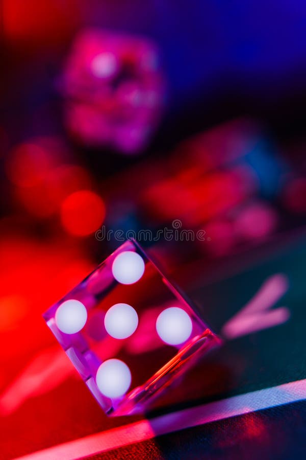 Casino Craps dice close up stock photo. Image of lucky 181475448