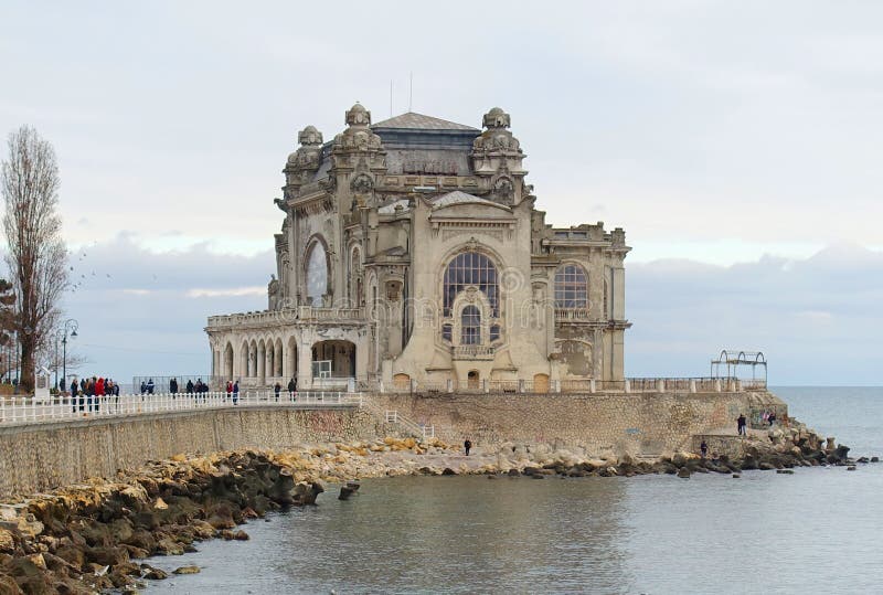 Casino on the Cliff in Constanta Romania. Casino on the Cliff in Constanta Romania