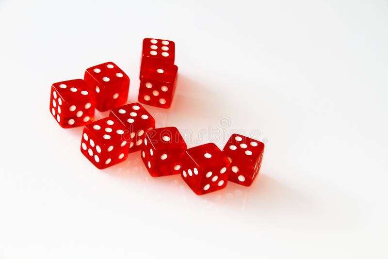 Casino Dice Isolated on White. Set Stock Image Image of opportunity, dice 153199177