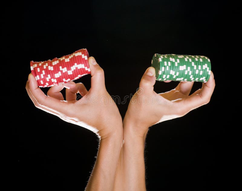 Casino gambling chips