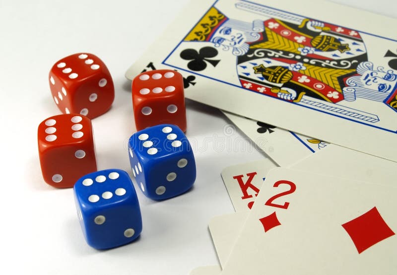 Casino games stock photography