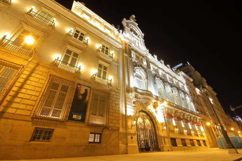 Casino Madrid Spain editorial stock image. Image of entertainment