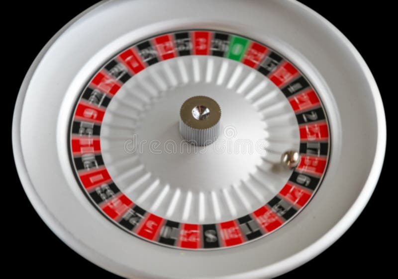 Casino Roulette Wheel on Black Background Stock Photo Image of