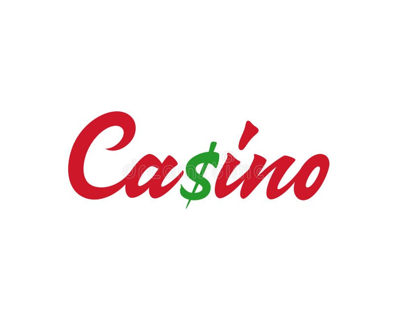 Casino Calligraphic Vintage Style Poster with Roulette. Retro Vector ...