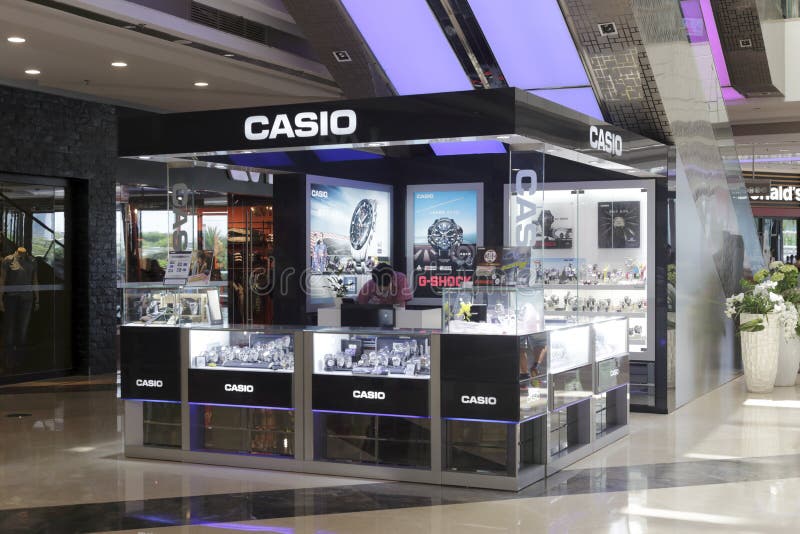 Casio watches counter in wanda commercial street,amoy city,china. Casio watches counter in wanda commercial street,amoy city,china