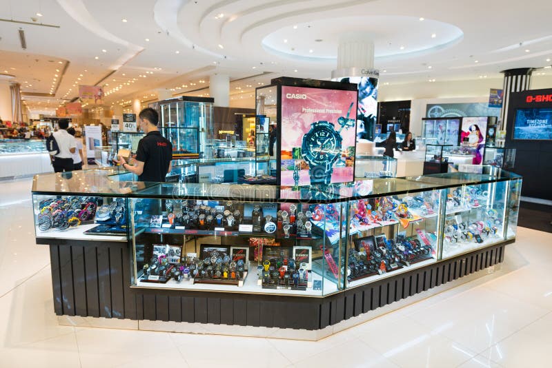 Casio Shop in Siam Paragon Mall, Bangkok Editorial Image - Image of consumerism, electronic
