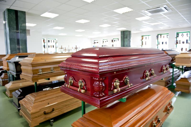 Casket store stock photo. Image of cross, death, bury 21761198