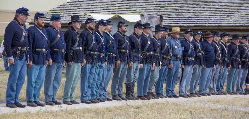 CASPER, WY__CIRCA Â JULY Â 2015__Soldiers and indians reenactment in Casper, Wy. circa July 2015 stock image CASPER, WY__CIRCA Â JULY Â 2015__Soldiers and indians reenactment in Casper, Wy. circa July 2015 stock image