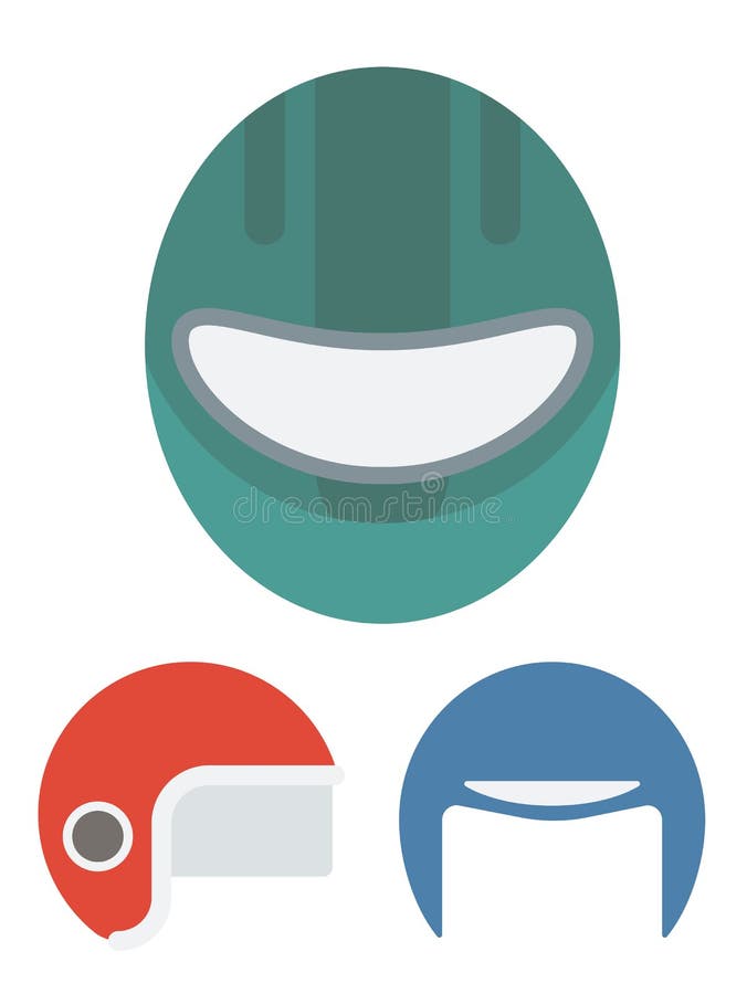 Casques de classique de motocyclette illustration de vecteur Casques de classique de motocyclette illustration de vecteur