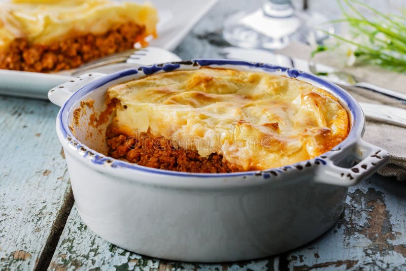 Casserole with Minced Meat and Potatoes Stock Photo Image of gratin, dinner 46652512