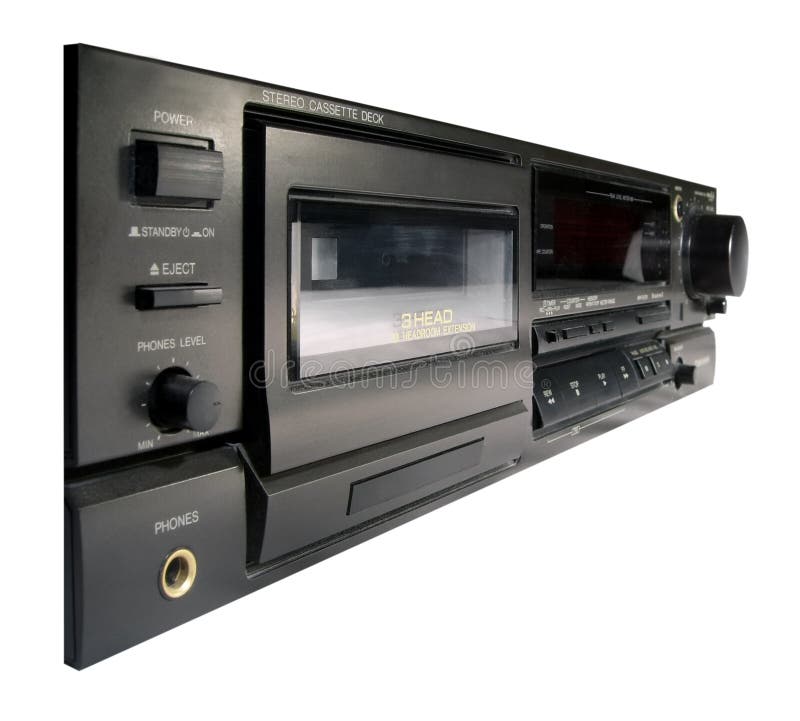 Cassette Deck stock photo. Image of audio, volume, cassette 473806