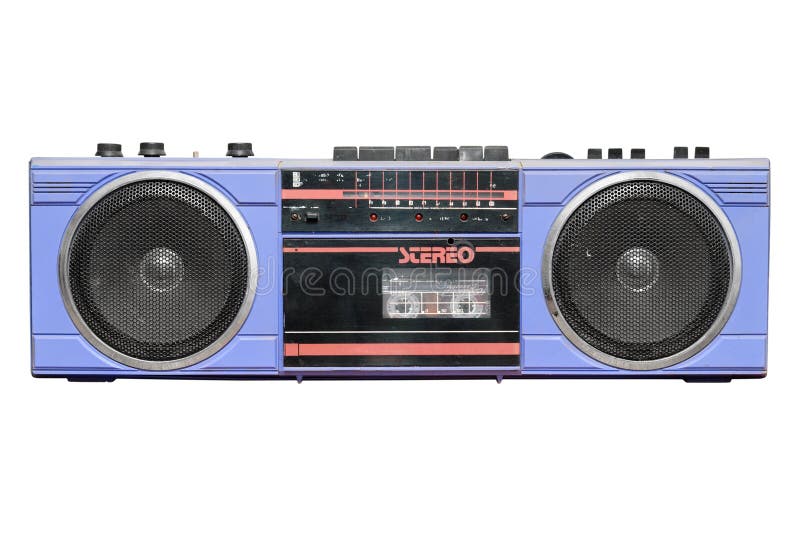 Cassette estéreo de la vendimia vieja/registrador de radio foto de archivo libre de regalías Cassette estéreo de la vendimia vieja/registrador de radio foto de archivo libre de regalías
