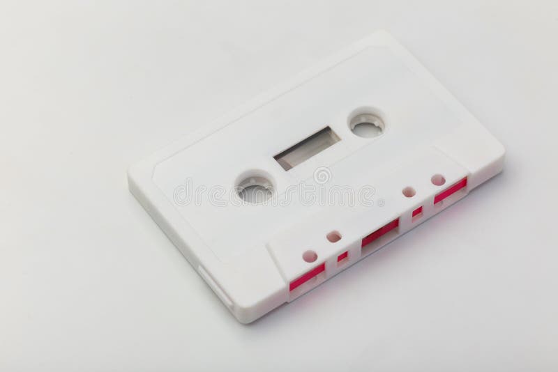 Cassette sonore blanche photos stock Cassette sonore blanche photos stock