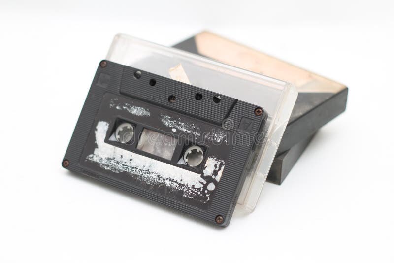 Tape recording stock photo. Image of brown, closeup, 17981522