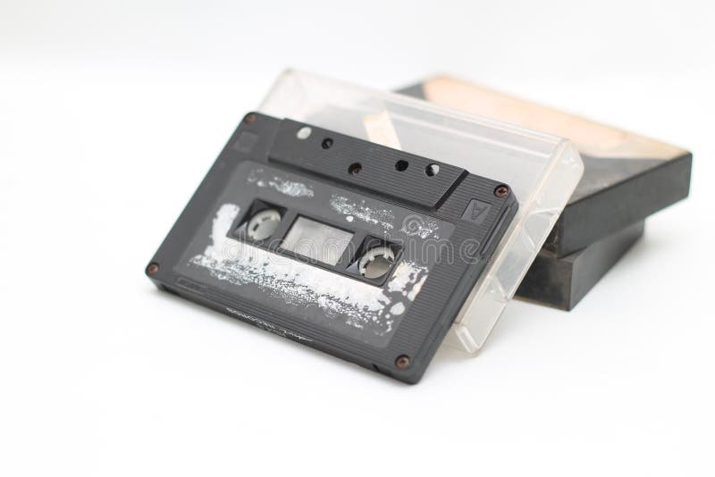 Tape recording stock photo. Image of brown, closeup, 17981522