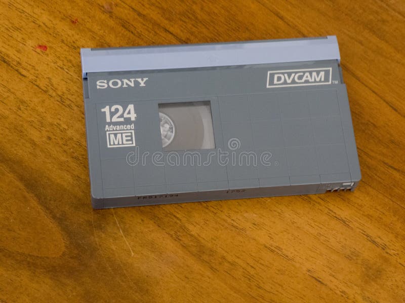 Cassette vidéo de DVCAM image stock Cassette vidéo de DVCAM image stock