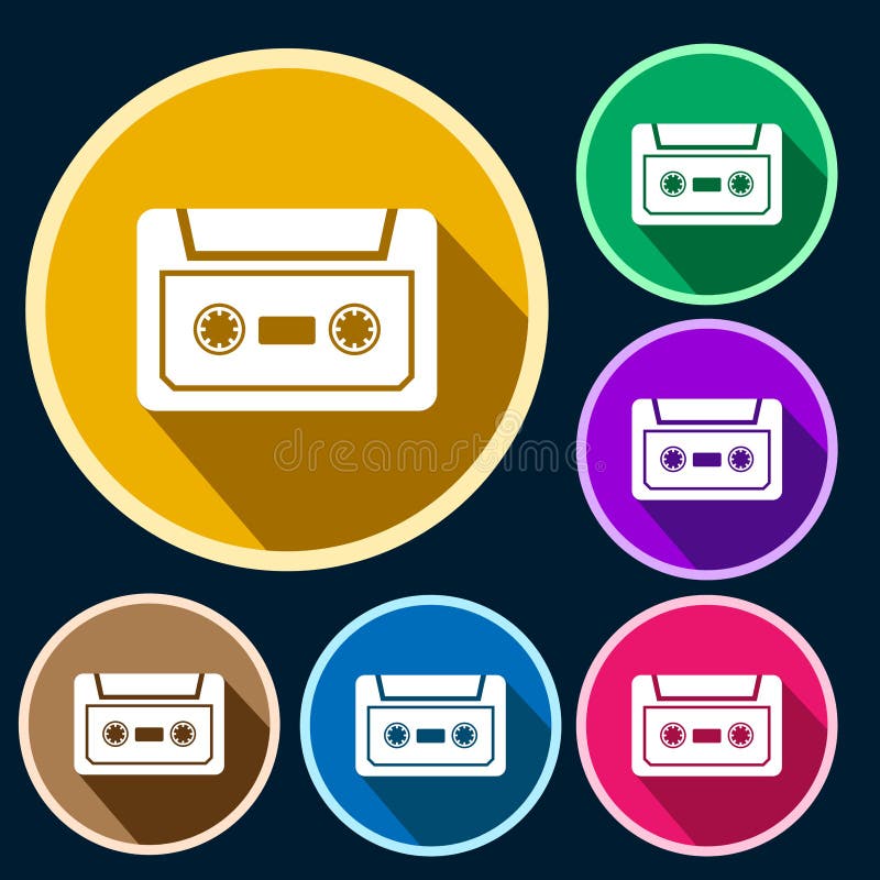 Cassettes Stock Vector Illustration Of Music Inside 121365012