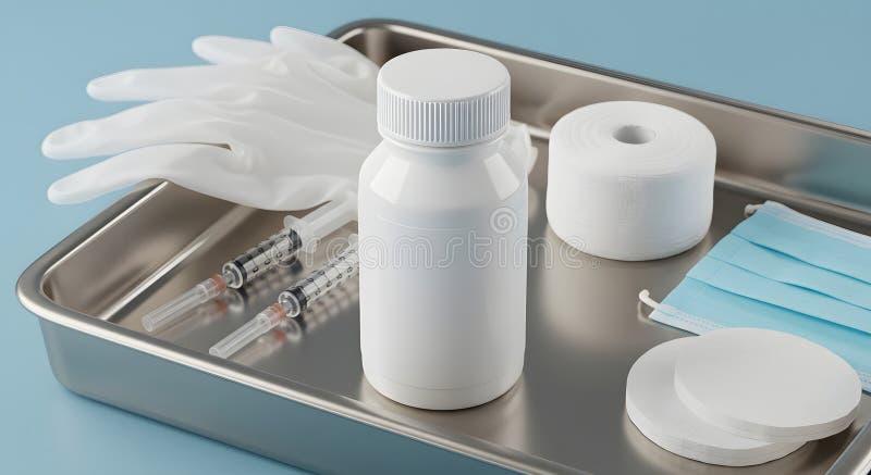 Cassetto per applicazioni medicali illustrazione di stock