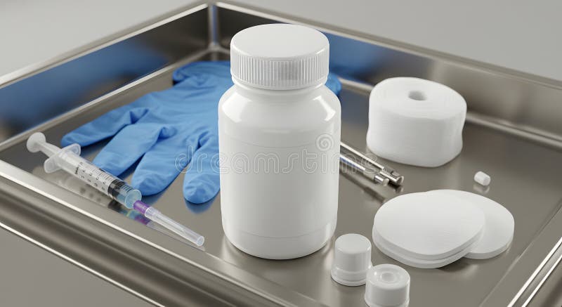 Cassetto per applicazioni medicali illustrazione vettoriale
