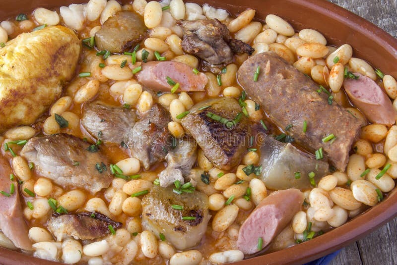 Cassoulet stew typical of southern France