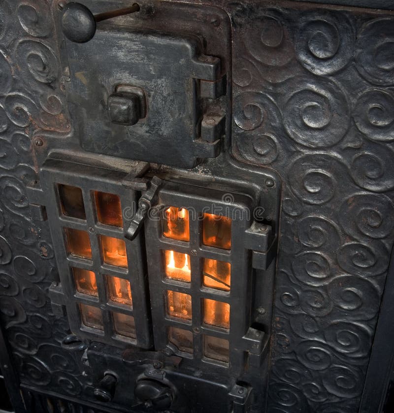 Cast Iron Fireplace royalty free stock photography Cast Iron Fireplace royalty free stock photography