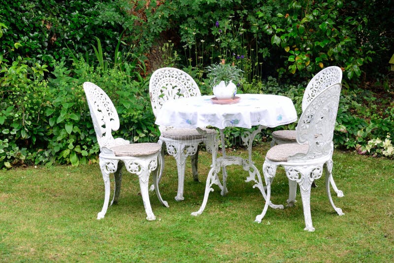 Cast Iron Table Chairs Garden Stock Photos Free & RoyaltyFree Stock Photos from Dreamstime