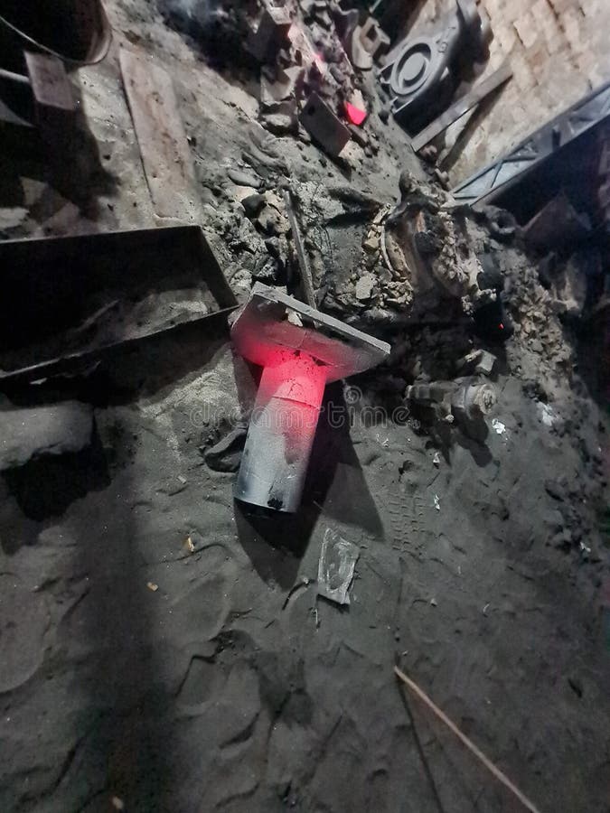 Cast Iron Making Process by Using Sand Mold Stock Photo Image of iron