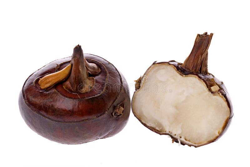 Castañas de agua imagen de archivo. Imagen de macro, frutas 5907613