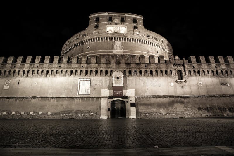 Castel Sant ' Angelo (Santangelo) Rome - Italië stock afbeeldingen Castel Sant ' Angelo (Santangelo) Rome - Italië stock afbeeldingen