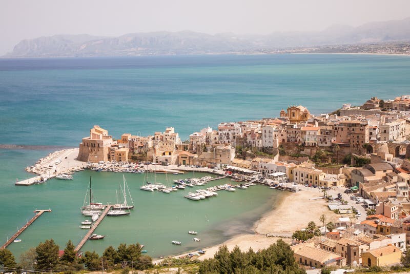 Castellammare Del Golfo, Sicily, Italy Stock Image - Image of european ...