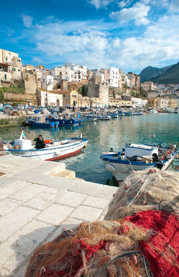 Castellammare Del Golfo, Town & Marina Editorial Image - Image of ...