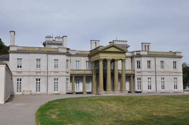 Castello Di Dundurn a Hamilton, Canada Fotografia Stock Immagine di